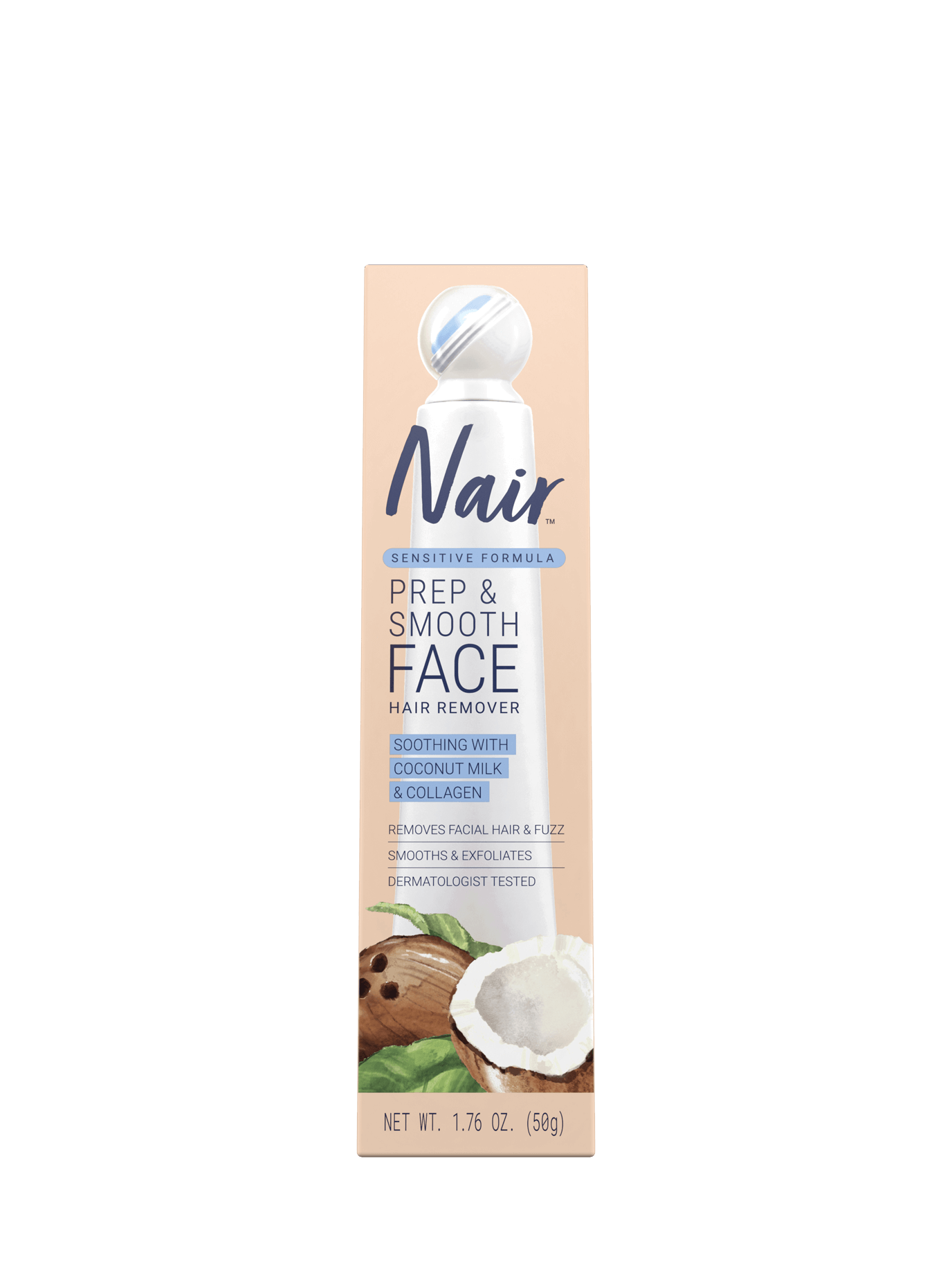 Nair™ Prep & Smooth Face Hair Remover, Sensitive Formula